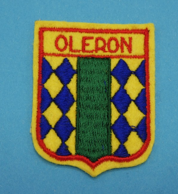 Ecusson brodé ville OLERON