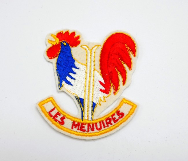P1090618 Ecusson Coq brodé Les Menuires