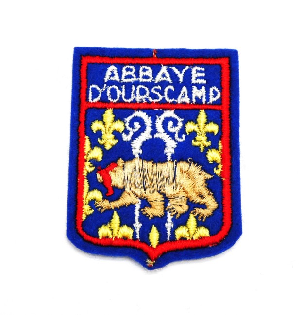 Ecusson brodé ville ABBAYE D ' OURSCAMP