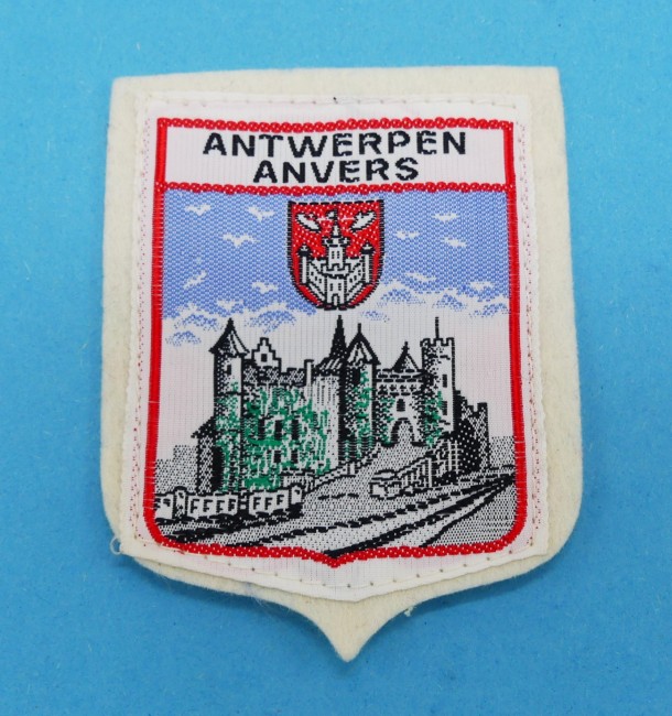 Ecusson brodé ANTWERPEN ANVERS 