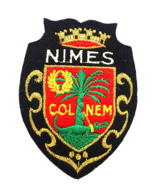 Ecusson meresse brodé ville Nîmes