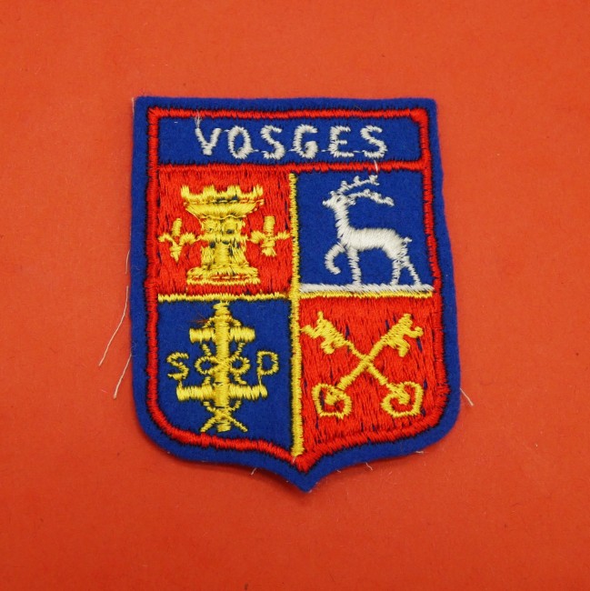 Ecusson brodé ville région VOSGES