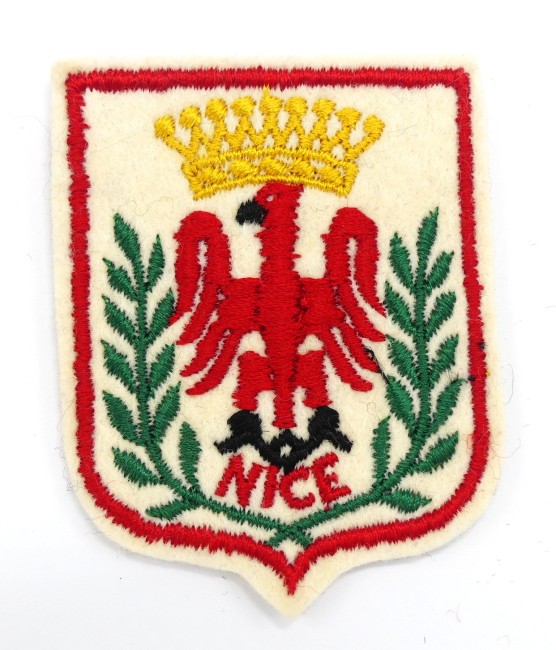 Ecusson aigle royal brodé ville Nice