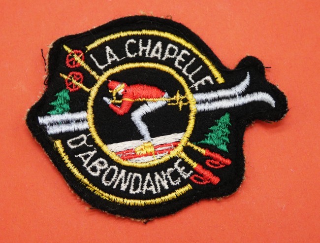 Ecusson brodé la Chapelle d ' Abondance 