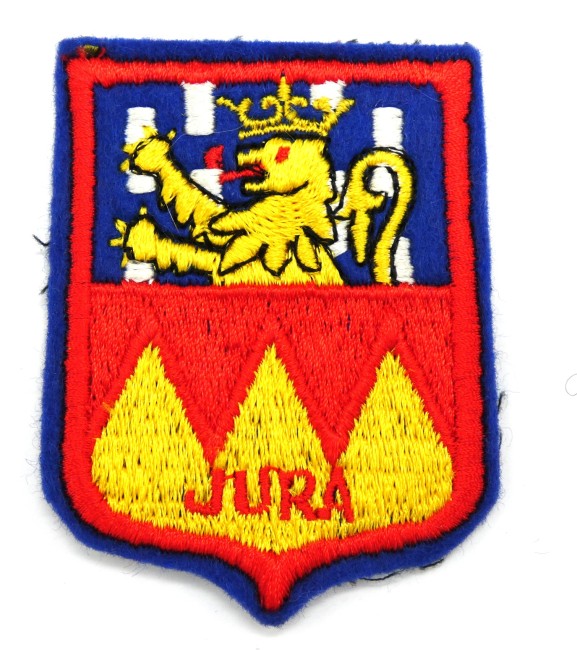 Ecusson brodé ville JURA