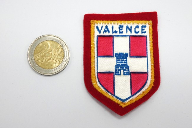 Ecusson brodé ville Valence 