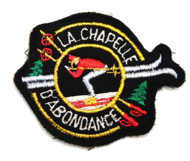 Ecusson brodé la Chapelle d ' Abondance 