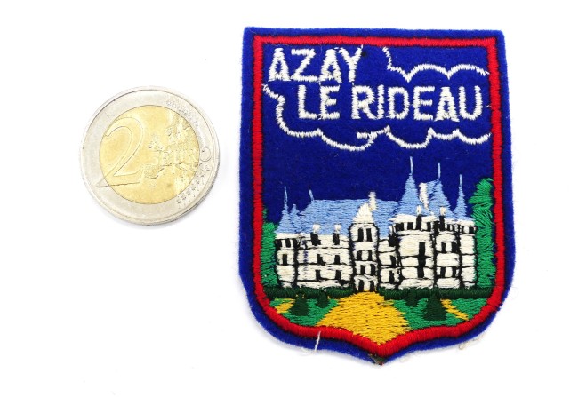 Ecusson brodé ville Azay Le Rideau 