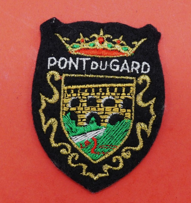Ecusson brodé Pont du gard 