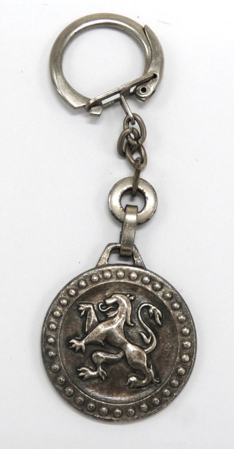 Porte clé ancien collection métal voiture peugot