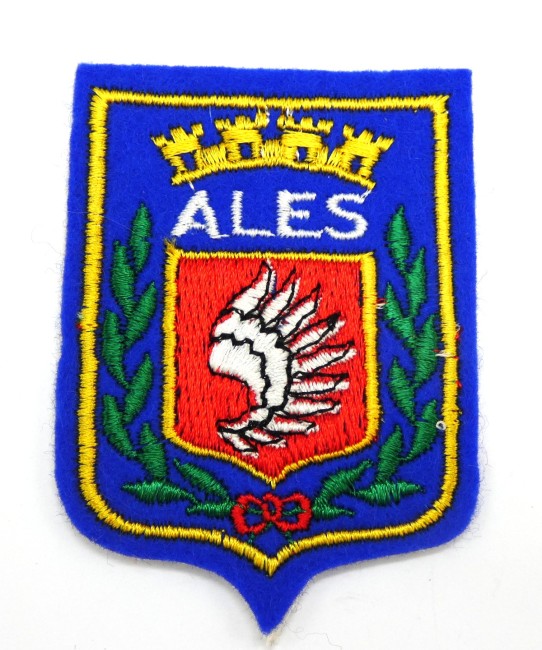Ecusson brodé ville ALES