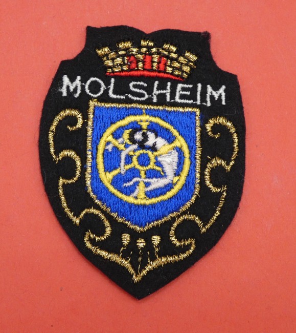 P1030699 Ecusson brodé MOLSHEIM ( occasion )