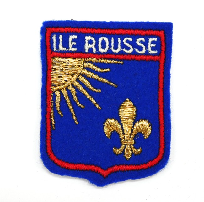 Ecusson brodé Île Rousse ( occasion ) 