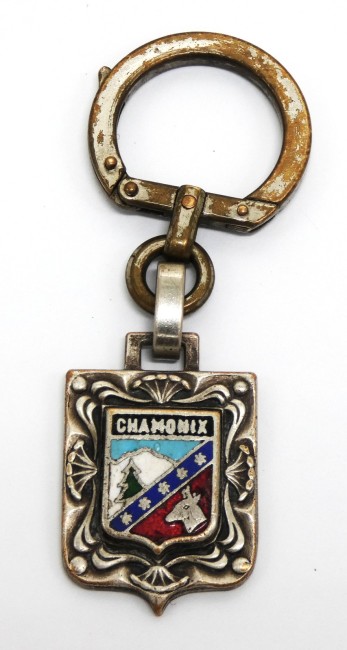 Porte clé ancien ville CHAMONIX 