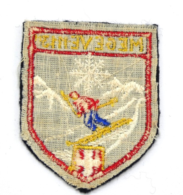 Ecusson brodé ville Megève 1113M 