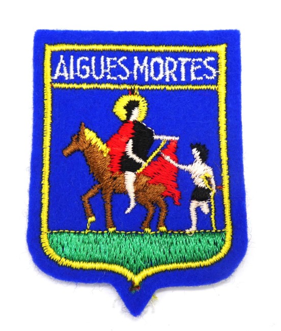 P1090915 Ecusson brodé ville Aigues Mortes
