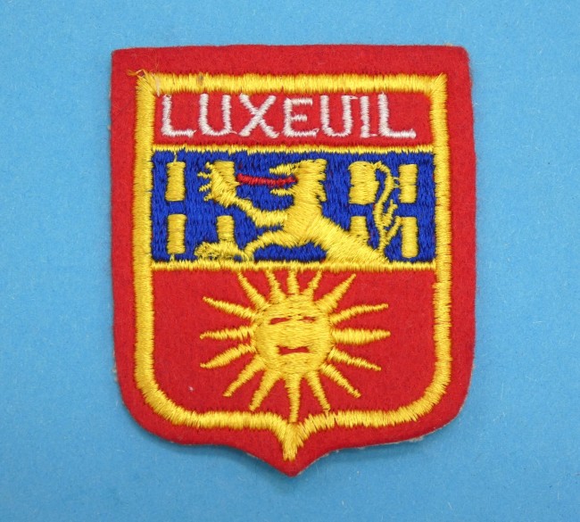 Ecusson brodé ville LUXEUIL 