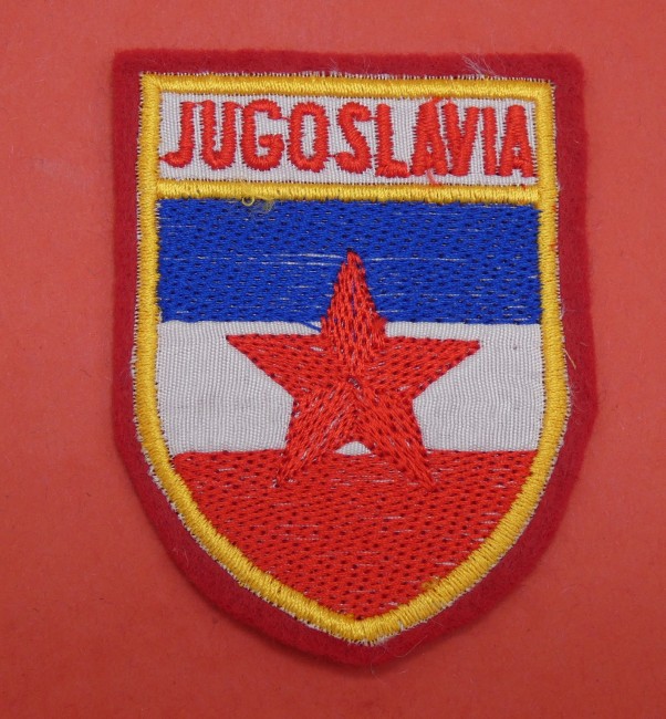 Ecusson brodé pays JUGOSLAVIA 