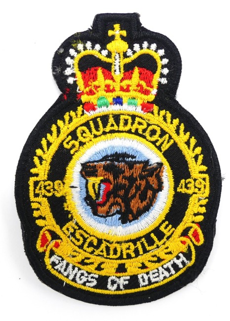 Patch aviataion Escadron royal Air force 439  