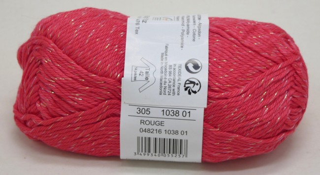  5 pelotes de fil pingouin Esrerel 3 Lurex C 305 