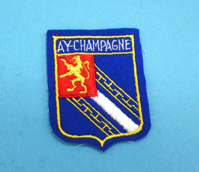 Ecusson brodé ville AY - CHAMPAGNE