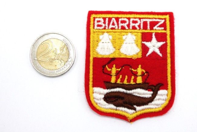 Ecusson brodé ville BIARRITZ