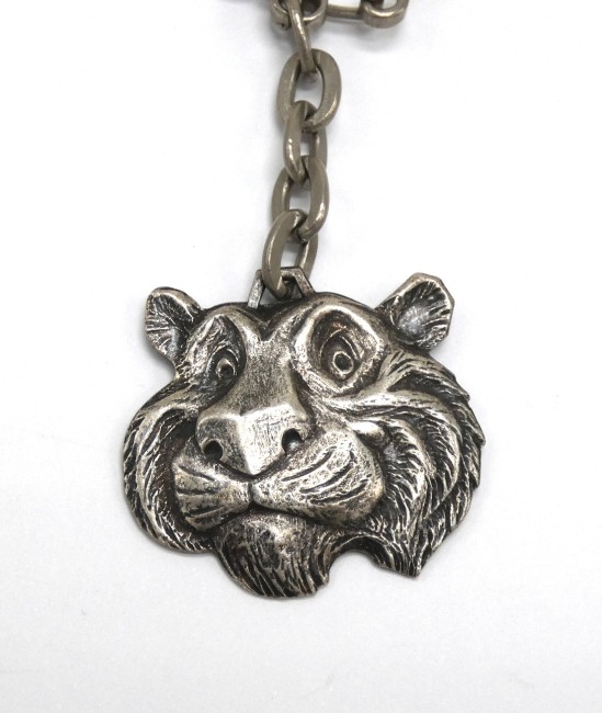 Porte clé métal tigre ESSO collection 