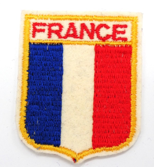 Ecusson brodé pays ville FRANCE