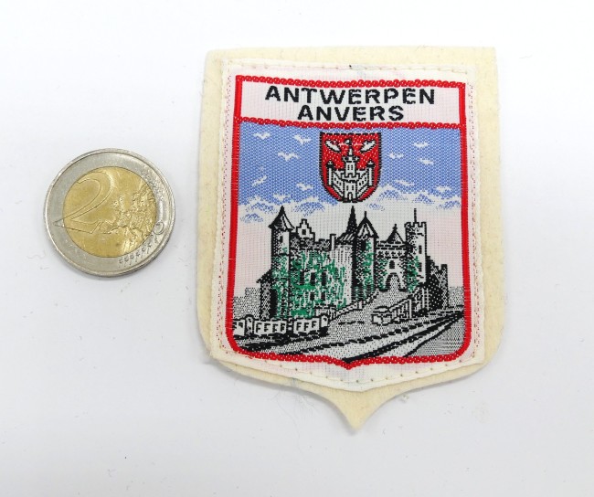 Ecusson brodé ANTWERPEN ANVERS 