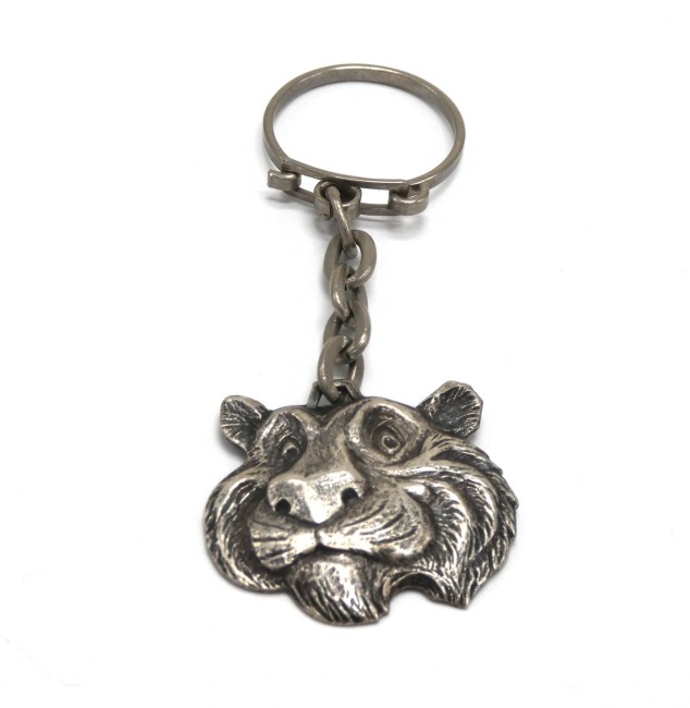 Porte clé métal tigre ESSO collection 