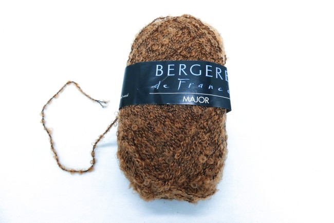 Pelotes laine Bergère deFrance Major marron 