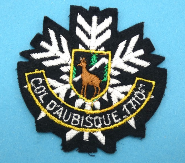 Ecusson brodé Col d 'Aubisque 1710 m 