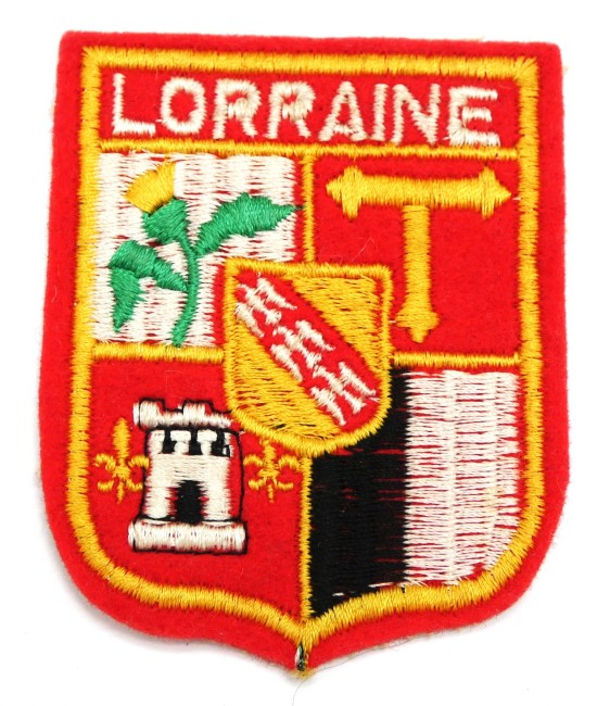 Ecusson brodé ville LORRAINE 