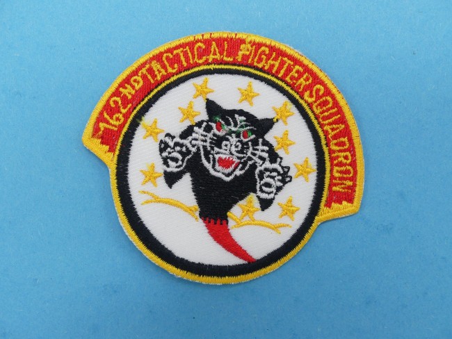 P1250002 Patch écusson Usaf Air Force 162 nd tactical fighter squadron