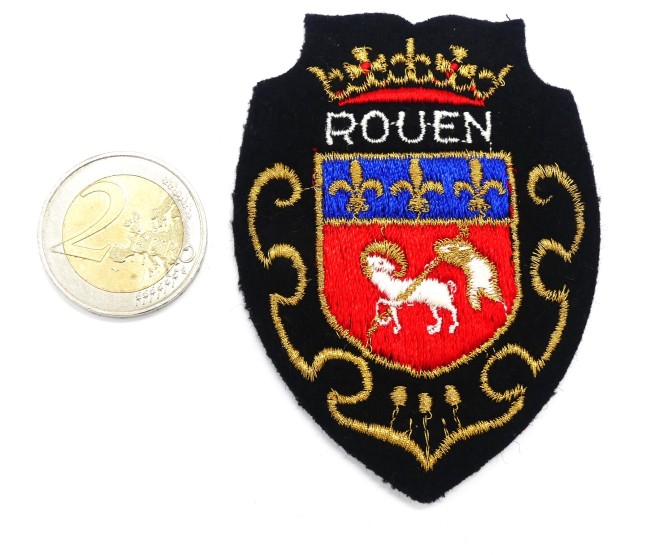 Ecusson brodé ville Rouen 