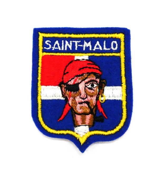 Ecusson brodé ville Saint Malo