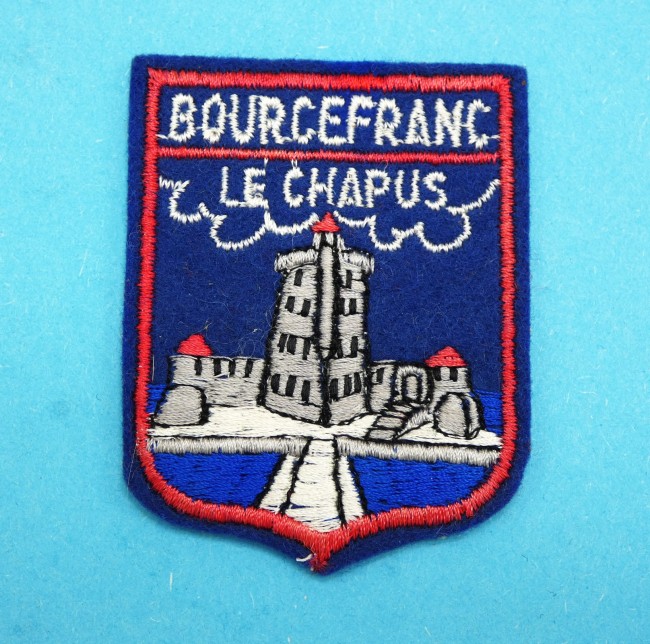 Ecusson brodé ville Bourcefranc Le Chapus