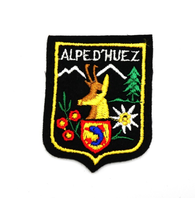 Ecusson brodé ville Alpes D 'Huez 