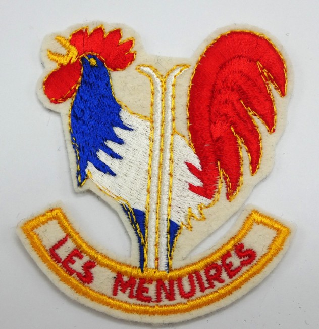 P1090619 Ecusson Coq brodé Les Menuires
