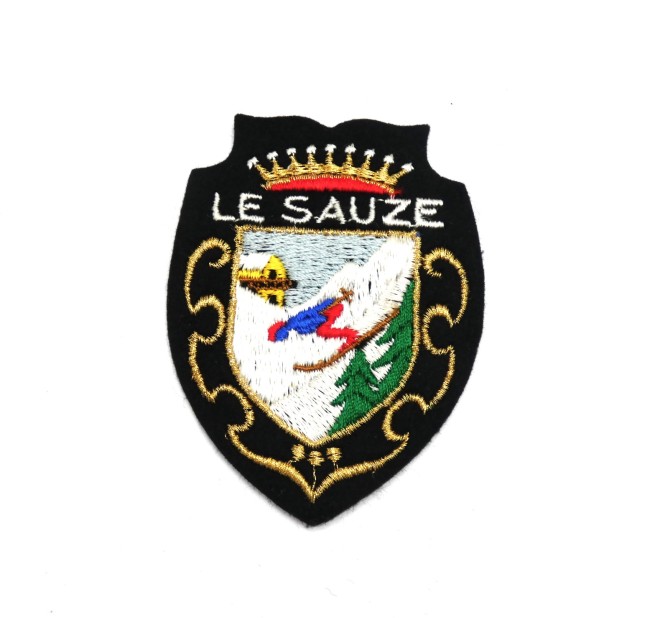 ( occasion ) Ecusson brodé ville Le Sauze
