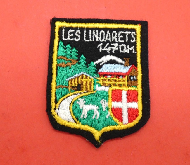 Ecusson brodé Les Lindarets 1470 M