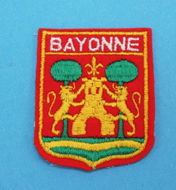 Ecusson brodé ville Bayonne 
