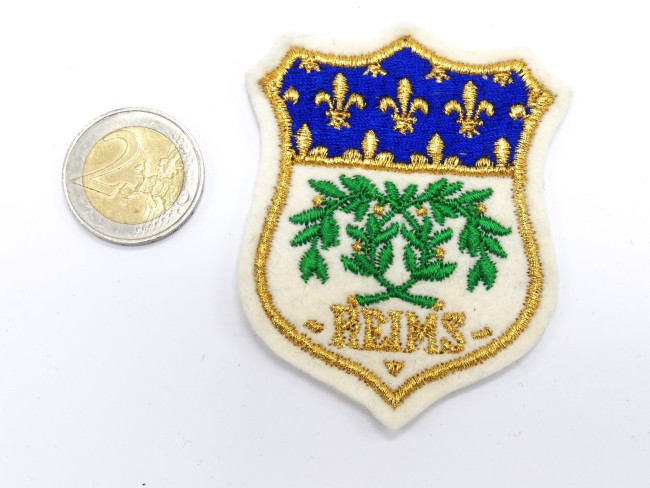 Ecusson collection brodé ville Reims