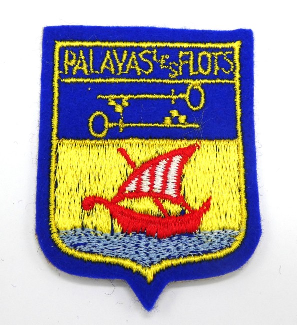 Ecusson brodé Palavas Les flots