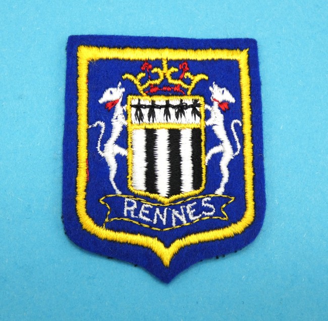 Ecusson brodé ville Rennes