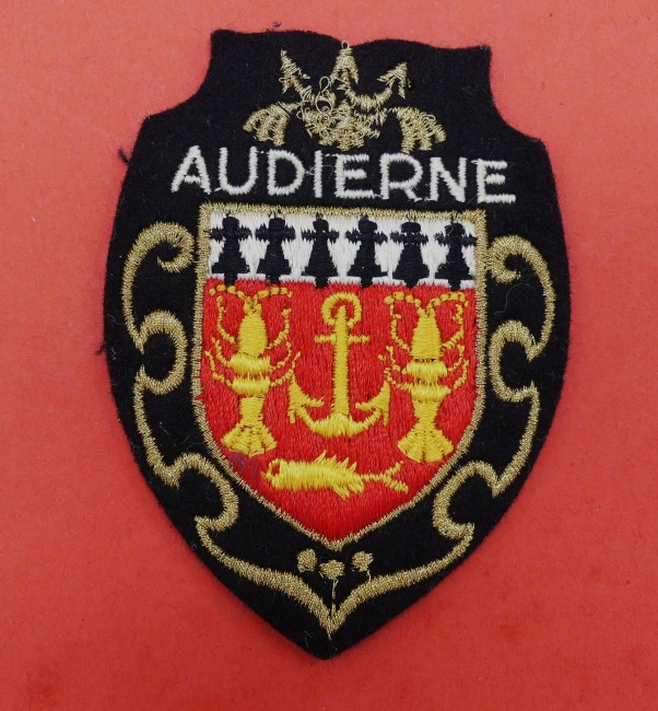 Ecusson brodé ville Audierne