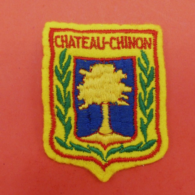Ecusson brodé ville Château - Chinon 