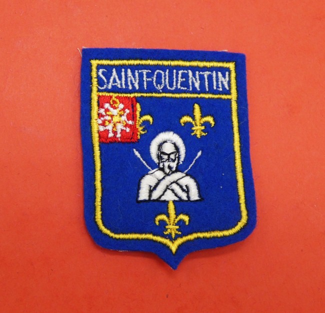 P1080938 Ecusson brodé ville Saint - Quentin