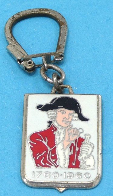 P1050937 Porte clé ancien émaillé peinture Berger