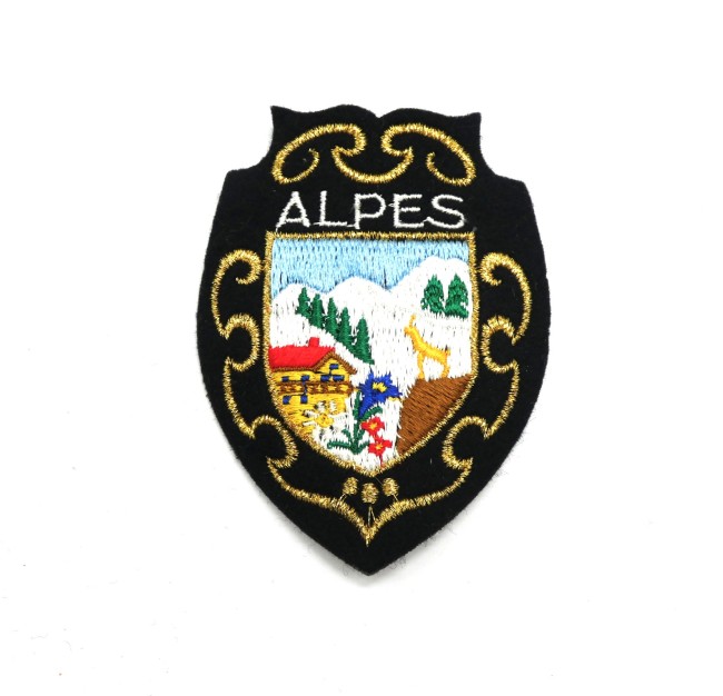 Ecusson meresse brodé ALPES